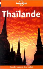 Cover of: Thailande (Lonely Planet Travel Guides French Edition) by Joe Cummings, Martin Steven