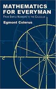 Cover of: Mathematics for Everyman by Egmont Colerus, Egmont Colerus