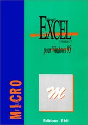 Cover of: Excel (version 7) pour Windows 95