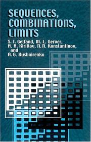 Cover of: Sequences, Combinations, Limits (Library of School Mathematics, V. 3)
