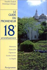Cover of: Guide du promeneur, 18e arrondissement