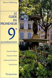 Cover of: Guide du promeneur, 9e arrondissement