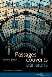 Cover of: Passages couverts by Jean-Claude Delorme, Anne-Marie Dubois