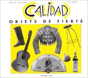 Cover of: Calidad. Objets de fierté, format CD by Ermine Herscher
