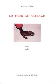 Cover of: La Peur du voyage