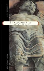Cover of: Phallophanies  by Alexandre Leupin