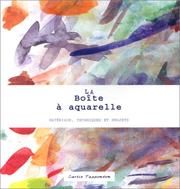 Cover of: La Boîte à aquarelle  by Curtis Tappenden