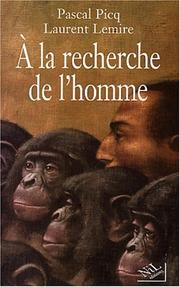 Cover of: A la recherche de l'homme