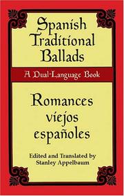 Cover of: Spanish Traditional Ballads/Romances Viejos Españoles (Dual-Language Books) by Stanley Appelbaum