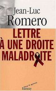 Cover of: Lettre a une droite maladroite