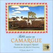 Cover of: Table mise en Camargue by Jacques Rouré