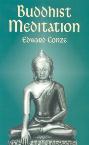 Cover of: Buddhist Meditation by Edward Conze