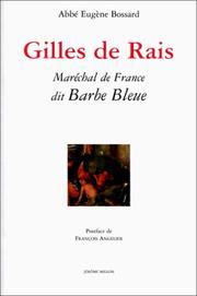 Cover of: Gilles de Rais by Eugène Bossard