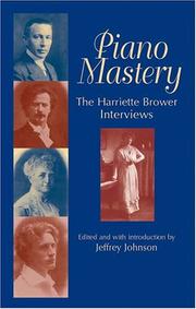 Cover of: Piano Mastery by Harriette Brower