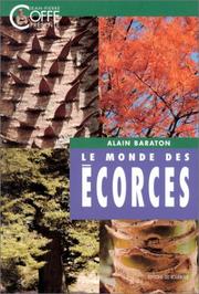 Cover of: Le monde des écorces