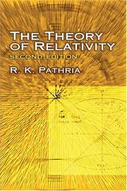 Cover of: The theory of relativity