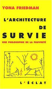 L' architecture de survie cover