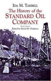 Cover of: The history of the Standard Oil Company