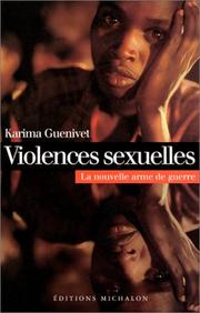 Cover of: Violences sexuelles  by Karima Guenivet
