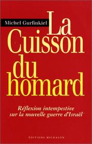 Cover of: La Cuisson du Homard  by Michel Gurfinkiel