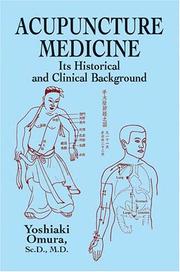 Acupuncture Medicine by Yoshiaki Omura