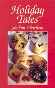 Cover of: Holiday Tales by Sholem Aleichem