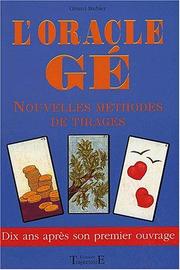 Cover of: L'oracle Gé