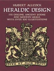 Cover of: Heraldic design | Hubert Allcock