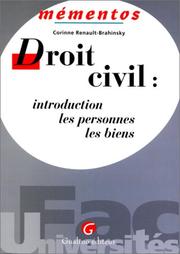 Droit civil by C. Renault-Brahinsky