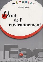 Cover of: Memento Droit Environnement