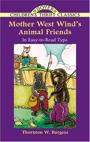 Cover of: Mother West Wind's animal friends