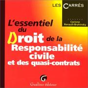Cover of: L'essentiel du droit, responsabilité civile quasi-contractuelle