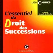 Cover of: L'essentiel du droit des successions