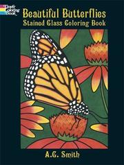 Cover of: Beautiful Butterflies Stained Glass Coloring Book