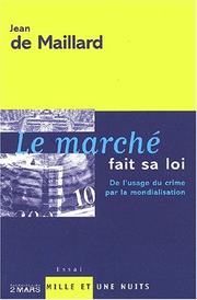 Le marché fait sa loi by Jean de Maillard, Fondation du 2 mars