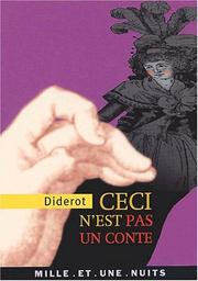Ceci N'Est Pas UN Conte by Denis Diderot