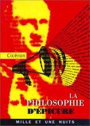 Cover of: La Philosophie d'Epicure