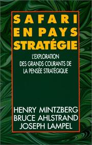 Cover of: Safari en pays stratégie