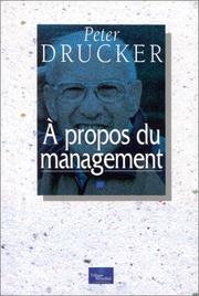 Cover of: A propos du management