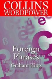 Cover of: Foreign Phrases (Collins Word Power S.) by Graham King