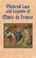 Cover of: Medieval lays and legends of Marie de France