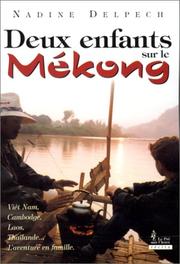 Deux enfants sur le Mékong by Delpech