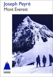 Cover of: Mont Everest by Joseph Peyré, Sylvain Jouty