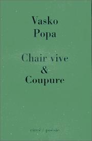 Cover of: Chair vive & coupure