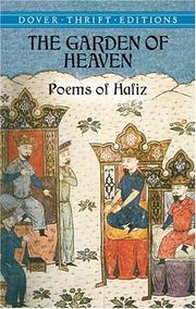 Cover of: The garden of heaven: poems of Hafiz