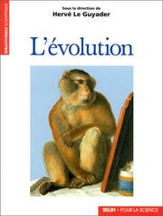 Cover of: L'Evolution by Hervé Le Guyader