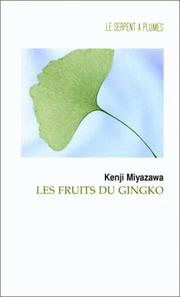 Cover of: Les fruits du gingko