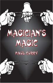 Cover of: Magician's magic by Paul Curry, Paul Curry