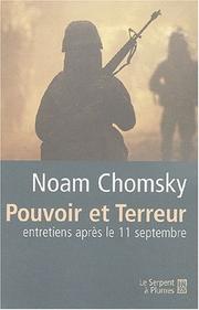 Cover of: Pouvoir et Terreur  by Noam Chomsky, Guy Ducornet