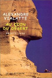 Cover of: Au coin du désert